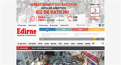 Desktop Screenshot of edirnegazetesi.com.tr